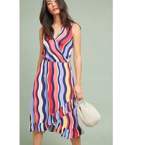 Anthropologie  Tracy Reese Daphne Wrap Dress - Picture 1 of 4